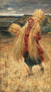 Na de hooioogst - Nikolai Avenirovich Shabunin — weergave van het kunstwerk