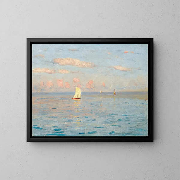 Sailing Ships - Nikolai Nikanorovich Dubovskoy — framed artwork on a wall