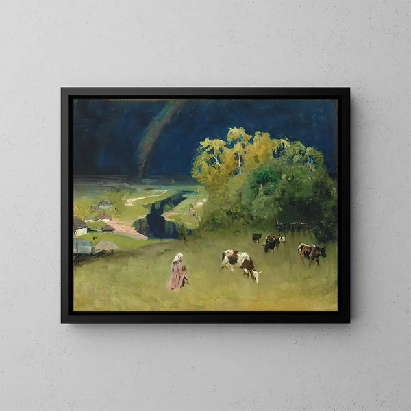 L'Arc-en-ciel - Nikolai Nikanorovich Dubovskoy — framed artwork on a wall