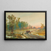 van een landschap na de regen bij zonsondergang - Nikolai Nikolaevich Karazin — ingelijst kunstwerk aan de muur