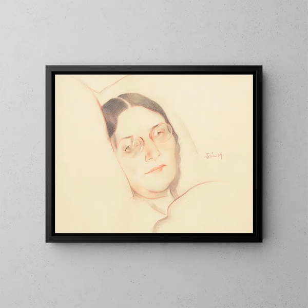 Pr M Konik haïgevoodis - Nikolai Triik — ingelijst kunstwerk aan de muur