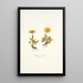 Arnica glacialis - Nikolaus Joseph Freiherr von Jacquin | Reproduction — ingelijst kunstwerk aan de muur