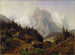 van Touristen dans les montagnes - Nils Bjørnsen Møller — weergave van het kunstwerk