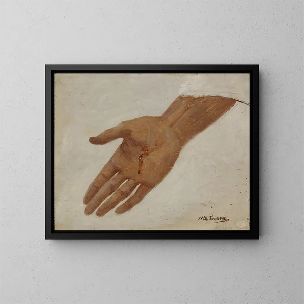 Sketch of Christ - Nils Forsberg — framed artwork on a wall