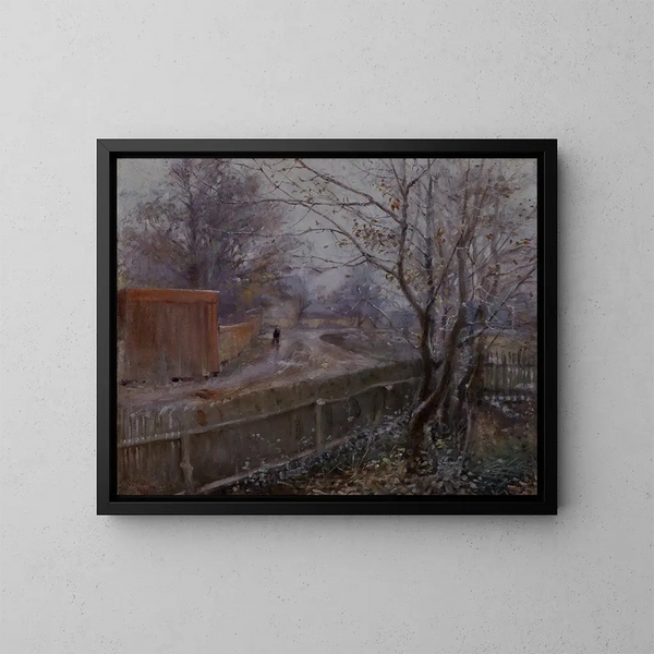 Autumn in Varberg - Nils Kreuger — framed artwork on a wall