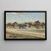 Paarden in vrijheid - Nils Kreuger — ingelijst kunstwerk aan de muur
