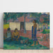Reproductie van het schilderij No te aha oe riri (Waarom ben je boos) - Paul Gauguin
