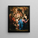 De Christus in gebed op de Olijfberg - Noël Coypel — ingelijst kunstwerk aan de muur