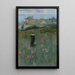 Klaprozen - Norman Garstin — ingelijst kunstwerk aan de muur