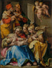 Heilige Familie met Heilige Anna-Catharina van Alexandrië en Heilige Maria-Magdalena - Nosadella Giovanni Francesco Bezzi — weergave van het kunstwerk