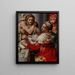 De Heilige Familie met Sint-Jan de Doper - Nosadella Giovanni Francesco Bezzi — ingelijst kunstwerk aan de muur