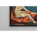 Reproductie van het schilderij van een zittend profielschilderij - Suzanne Valadon