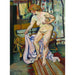 Reproductie van het schilderij Nieuw in de Draperie - Suzanne Valadon