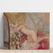 Reproductie van het schilderij van een langwerpig schilderij liggend tegen een bed (Marinette) - Henri Lebasque