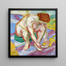 Nude with a Cat - Franz Marc — framed artwork on a wall