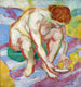 Nude with a Cat - Franz Marc — artwork view