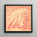 Naakt vrouwelijk Mdchenakt - Ernst Ludwig Kirchner — ingelijst kunstwerk aan de muur