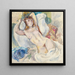 Nu op een bank - Jules Pascin — ingelijst kunstwerk aan de muur