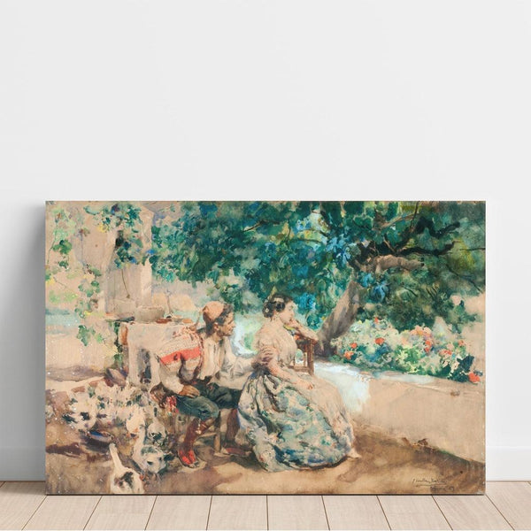 Reproductie van het schilderij Zomerwolken - Joaquín Sorolla