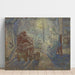 Reproduction of the painting Night Painting (after Millet) - Vincent van Gogh