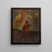 Arabisch muzikant schilderij - Odilon Redon — ingelijst kunstwerk aan de muur
