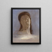 Ogen dicht - Odilon Redon — ingelijst kunstwerk aan de muur