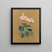 Cyclamen - Odilon Redon — ingelijst kunstwerk aan de muur