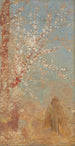 Figure onder een bloeiende boom - Odilon Redon — weergave van het kunstwerk