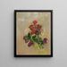 Bloemen zonder vaas - Odilon Redon — ingelijst kunstwerk aan de muur