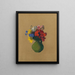 Geraniums en veldbloemen - Odilon Redon — ingelijst kunstwerk aan de muur