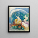 De Groene Monster - Odilon Redon — ingelijst kunstwerk aan de muur