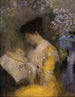 Madame Arthur Fontaine Marie Escudier geboren in 1865 - Odilon Redon — weergave van het kunstwerk