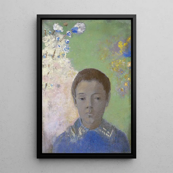 Portrait d'Ari Redon - Odilon Redon — ingelijst kunstwerk aan de muur