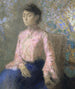 Portret van Miss Jeanne Chane - Odilon Redon — weergave van het kunstwerk