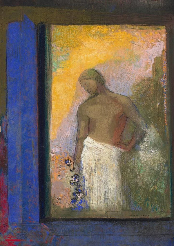 Saint Jean - Odilon Redon — ingelijst kunstwerk aan de muur