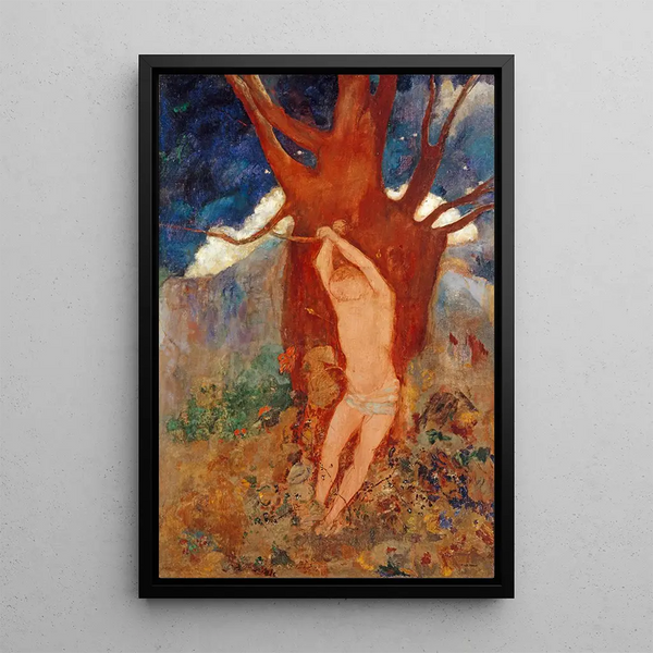 Saint Sébastien - Odilon Redon — ingelijst kunstwerk aan de muur