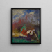 Zeemeermin - Odilon Redon — ingelijst kunstwerk aan de muur