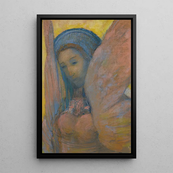 Sphinx - Odilon Redon — ingelijst kunstwerk aan de muur