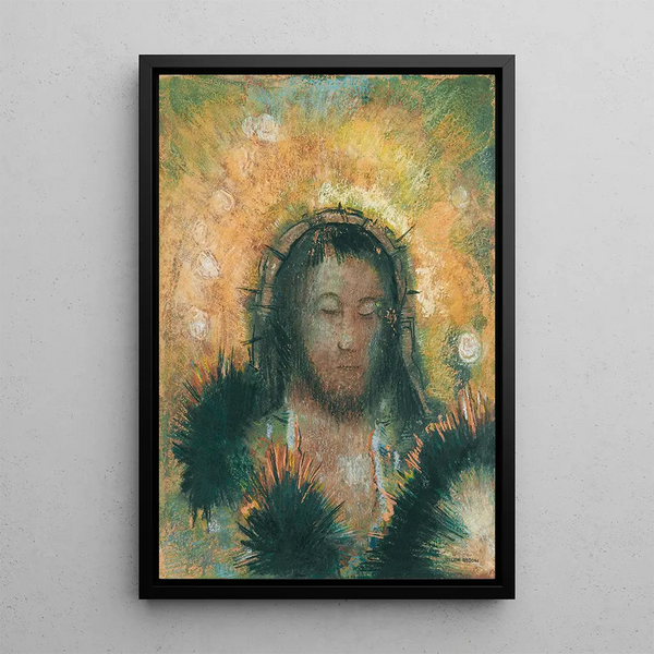 Tête de Christ - Odilon Redon — ingelijst kunstwerk aan de muur