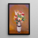 Vase de fleurs - Odilon Redon — ingelijst kunstwerk aan de muur