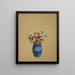 Bloemenvaas - Odilon Redon — ingelijst kunstwerk aan de muur