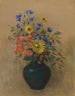 Wilde bloemen - Odilon Redon — weergave van het kunstwerk