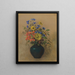 Wilde bloemen - Odilon Redon — ingelijst kunstwerk aan de muur