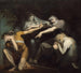 Œdipe vervloekt zijn zoon Polynice - Henry Fuseli — weergave van het kunstwerk