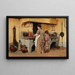 À la cuisinière - Odoardo Borrani — ingelijst kunstwerk aan de muur
