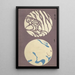Sketchbook and manga Pl43 - Ogino Issui — framed artwork on a wall