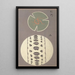 Sketchbook and manga Painting Pl46 - Ogino Issui — framed artwork on a wall