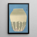 Sketchbook and manga Pl56 - Ogino Issui — framed artwork on a wall