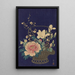 Bamboe bloemenmand - Ohara Koson — ingelijst kunstwerk aan de muur