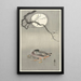 Canards à la pleine lune - Ohara Koson — framed artwork on a wall